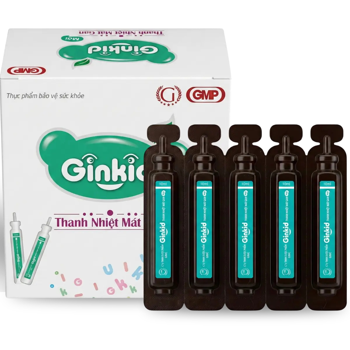 Packshot GINKID Thanh Nhiệt Mát Gan